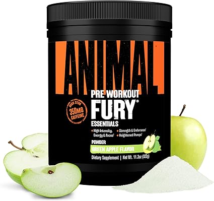 Animal Fury PreWorkout Green Apple by Universal