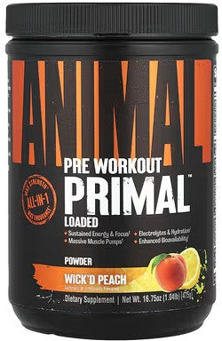 Animal Primal PreWorkout Wick'd Peach by Universal