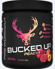 Bucked Up PreWorkout Peach Pom by DAS Labs