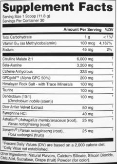 Woke AF PreWorkout Peach Pom by DAS Labs