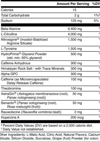 Mother Bucker PreWorkout Peach Pom by DAS Labs