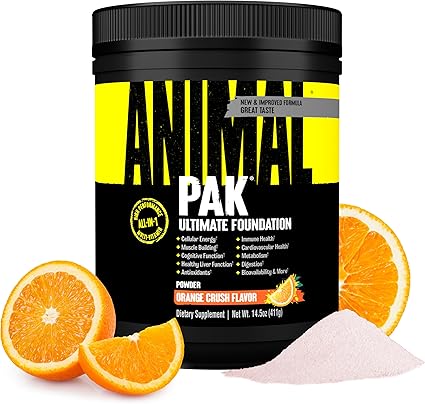 Animal Pak Powder Multivitamin Orange Crush by Universal