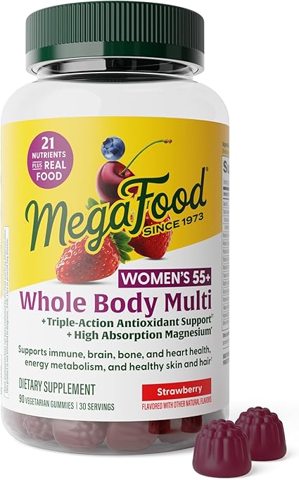 Women's 55+ Whole Body Multi Strawberry Gummies by MegaFood