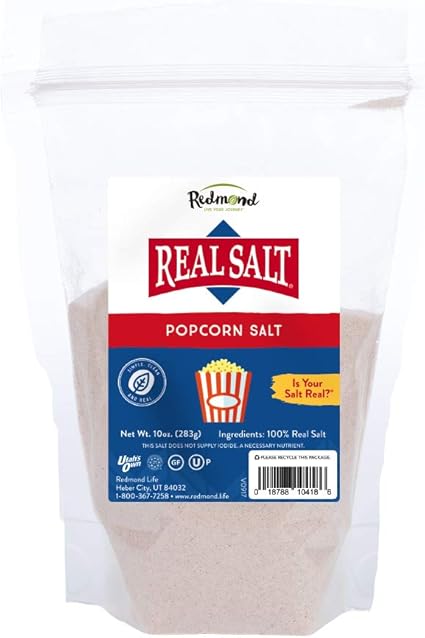 Popcorn Salt by Redmond Real Salt