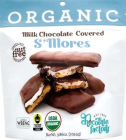 Organic Milk Chocolate Covered S'Mores by Nut Free Chocolate Factory