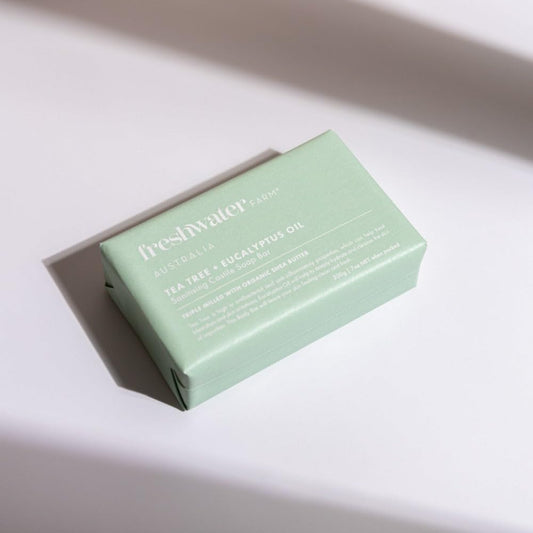 Tea Tree + Eucalyptus Oil Bar Soap by Freshwater Farm