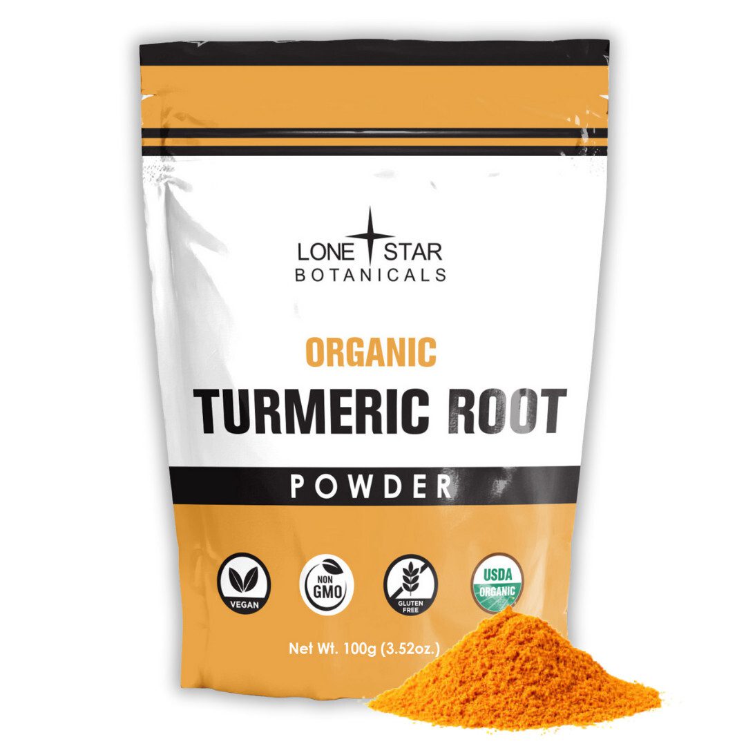 Organic Turmeric Root Powder by Lone Star Botanicals