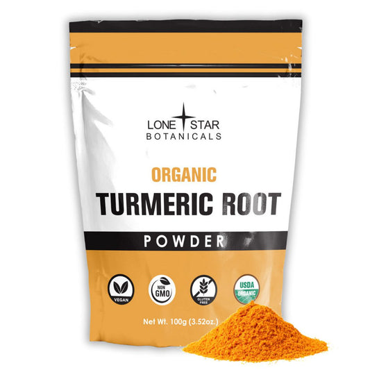 Organic Turmeric Root Powder by Lone Star Botanicals
