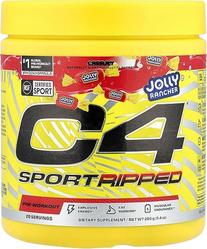 C4 Sport Ripped PreWorkout Cherry Jolly Rancher by Cellucor