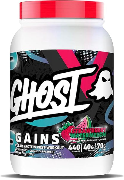 Clear Gains Protein + Post Workout Strawberry Watermelon by Ghost