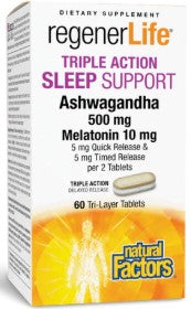 Triple Action Sleep Support Tablets by Natural Factors