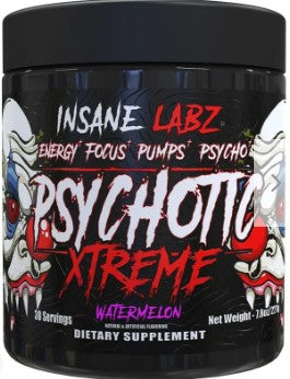 Psychotic Xtreme PreWorkout Watermelon by Insane Labz