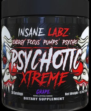 Psychotic Xtreme PreWorkout Grape by Insane Labz