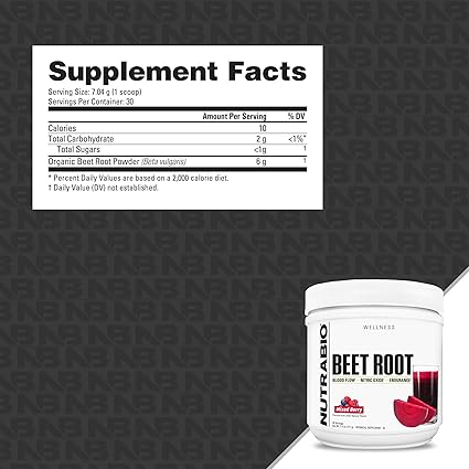 Mega Beets Mixed Berry Powder by NutrBio Labs