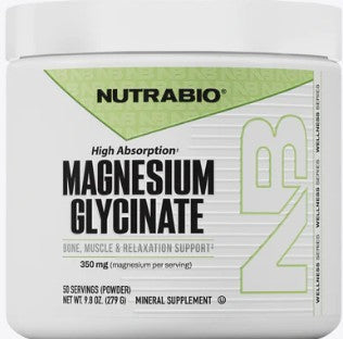 Magnesium Glycinate Unflavored Powder by NutraBio Labs