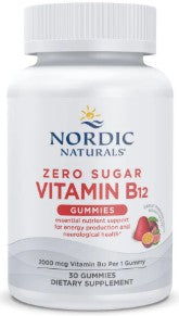 Sugar Free B12 2000mcg Passionfruit Guava Gummies by Nordic Naturals