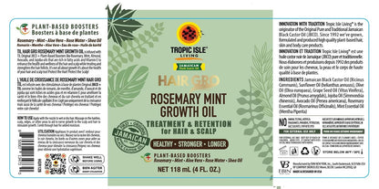Hair Gro Rosemary Mint Growth Oil by Tropic Isle