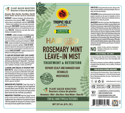 Hair-Gro Rosemary Mint Leave in Mist by Tropic Isle