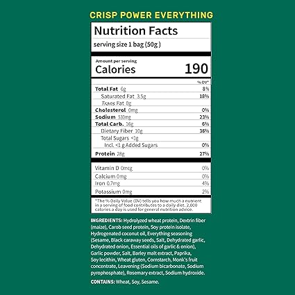 Protein Pretzels Everything Seasoned by Crisp Power