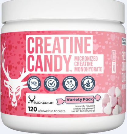 Creatine Candy Valentines Heart Variety by Das Labs
