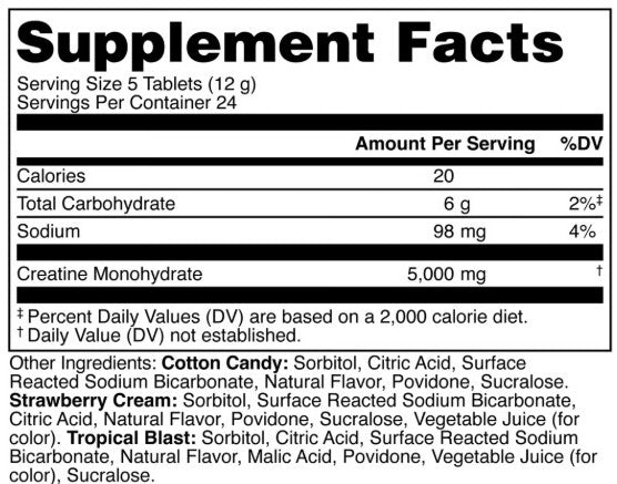 Creatine Candy Valentines Heart Variety by Das Labs