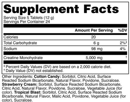 Creatine Candy Valentines Heart Variety by Das Labs