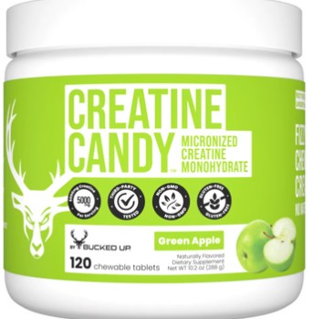 Creatine Candy Green Apple Chewable Tablets by Das Labs