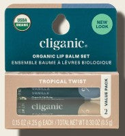 Tropical Twist Lip Balm 2 Pack by Cliganic