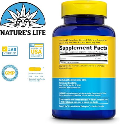 Malic Acid Capsules by Nature's Life