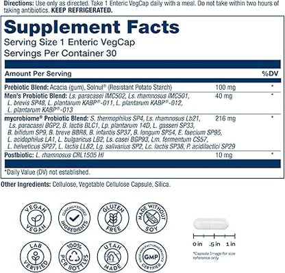 Complete Probiotic 50 Billion Men's Formula Capsules by Solaray