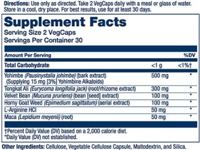 Men's Libido Support Capsules by Solaray