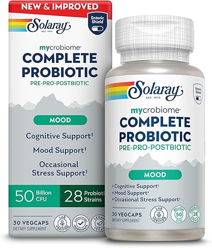 Complete Probiotic 50 Billion Mood Capsules by Solaray