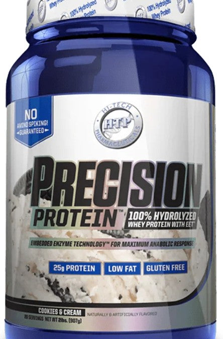 Precision Hydrolyzed Whey Protein Cookies & Cream by Hi Tech Pharmaceuticals