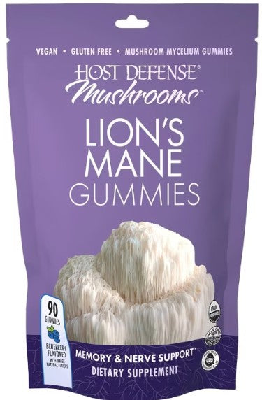 Lion's Mane Blueberry Gummies by Host Defense