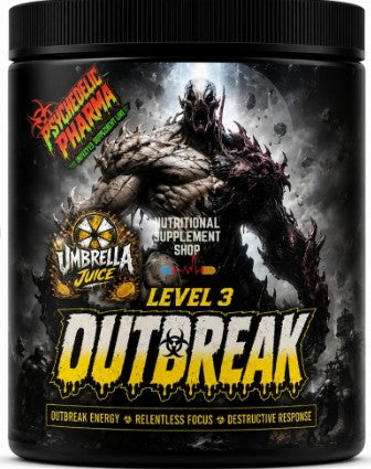Outbreak Level 3 PreWorkout Umbrella Juice (Lemon) by Psychedelic Pharma