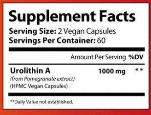 Urolithin A Veg Capsules by Harmonify