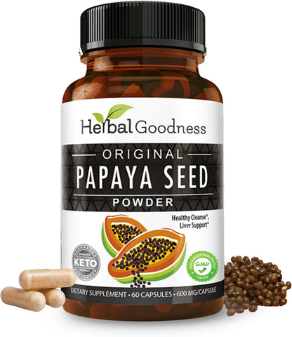 Papaya Seed Capsules by Herbal Goodness