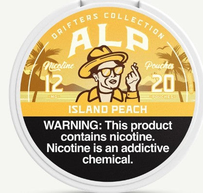 Island Peach 12mg Nicotine Pouches by Alp Supply Co
