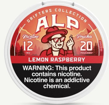 Lemon Raspberry 12mg Nicotine Pouches by Alp Supply Co