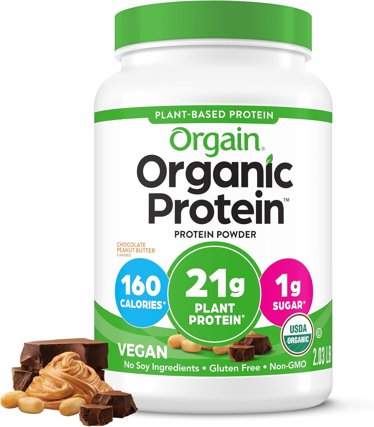 Organic Plant Protein Chocolate Peanut Butter by Orgain