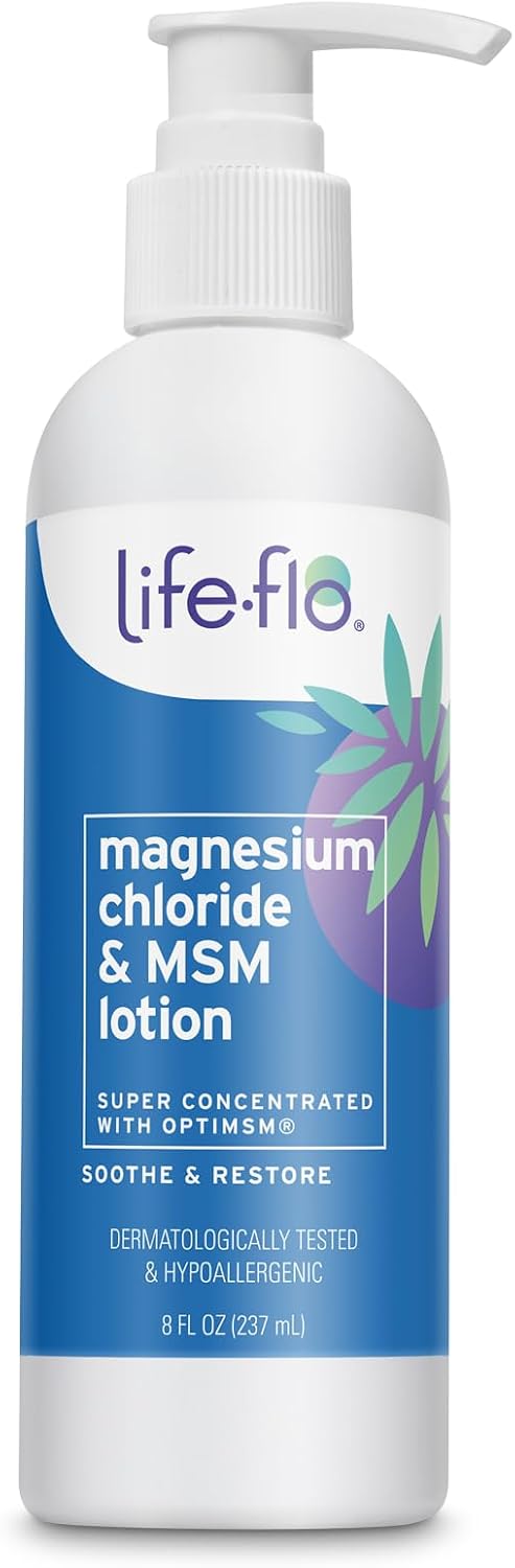 Magnesium Chloride with MSM Lotion Unscented by Life Flo