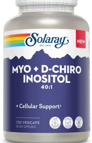 Myo + D-Chiro Inositol 40:1 Veg Capsules by Solaray