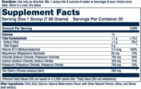 Electrolyte Recovery Watermelon Powder by Solaray
