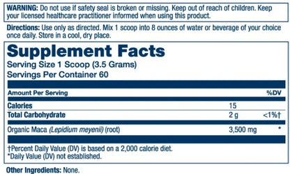 Maca Root Powder by Solaray