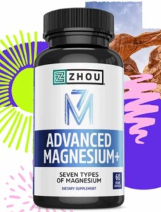 Advanced Magnesium+ Capsules by Zhou