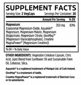 Advanced Magnesium+ Capsules by Zhou