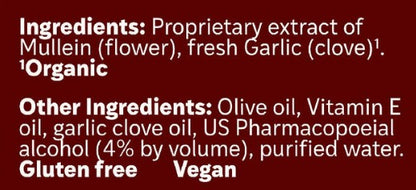 Mullein Garlic Ear Drops by Herbs Etc