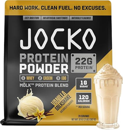 Molk Protein Blend Vanilla Milkshake by Jocko Fuel