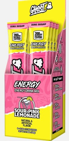 Energy Powder Packets Sour Pink Lemonade by Ghost