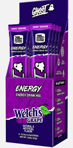 Energy Powder Packets Welch's Grape by Ghost